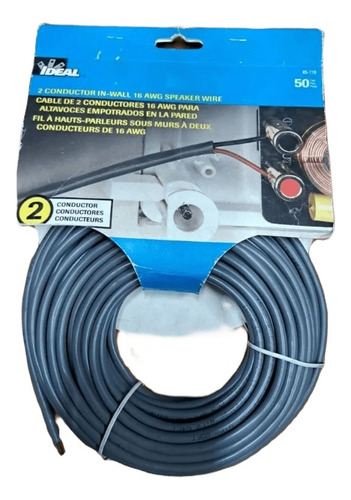 Cable De 2 Conductores 16 Awg Para Altavoces - Ideal