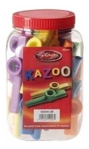 Pack De 30 Kazoo De Colores Stagg Kazoo-30