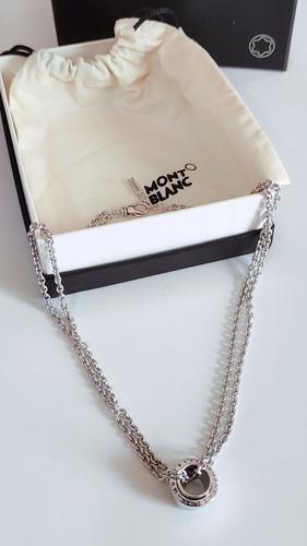 Collar Montblanc 100% Original Plata Fina 925  No Tiffany 