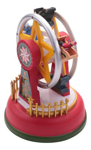 Adorno De Regalo Con Forma De Noria Giratoria Con Música Bri