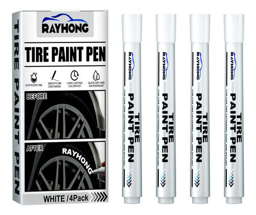 Marcadores G Pen Of Tires (paquete De 4 Unidades) Pintados C