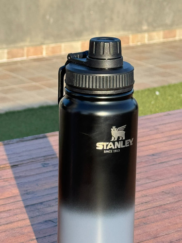 Botella Térmica Pico Rosca Tipo Stanley Termo Acero 800ml Negro