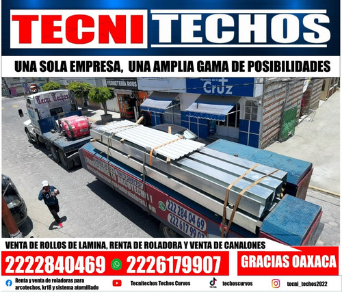 Maquina Para Arcotechos, Techos Curvos,whastapp-222 617 9907