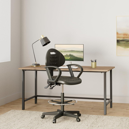 Taburete Ergonomico Negro 5 Vias
