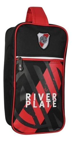 Bolso Para Zapatos Deportivos Solci Botinero River Plate Liso Color Carp Rojo X 1    