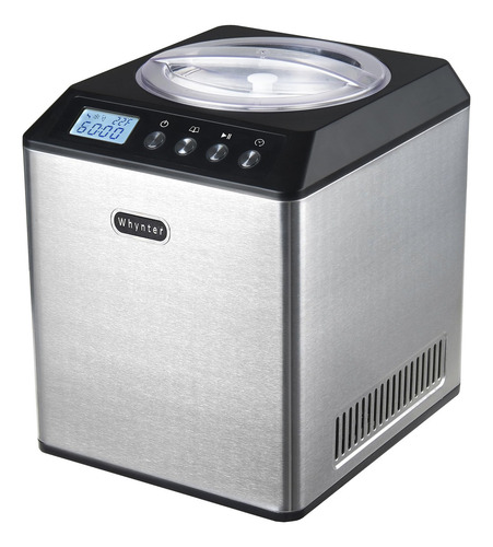 Whynter Máquina Para Hacer Crema Helada Vertical 2.1 Cuart. Color Gris