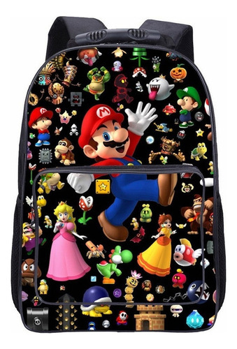 Mochila De Estudiante Super Mario Bros