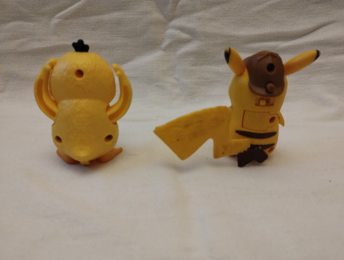 Muñecos Pokémon Burger King Detective Pikachu Psyduck (Usado)