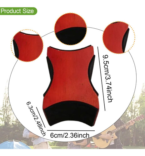 Guitar Pescoço Repouso De Suporte Anti -deslizamento Dois