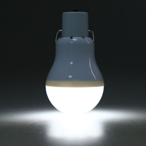 Imagen 8 de 9 de Bombilla Led De Energía Solar Blanca Recargable Portátil