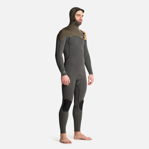 Traje De Surf Hombre Queule 4:3 Gris Grafito Haka Honu