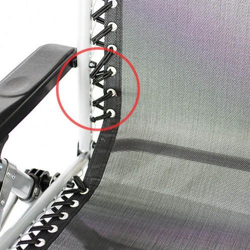 4x Cordones De Silla De Gravedad, Cuerdas Elásticas Negro