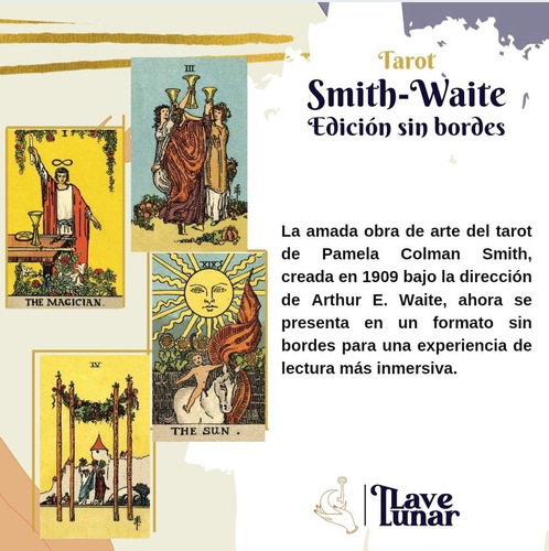 Smith-waite Tarot Deck Borderless