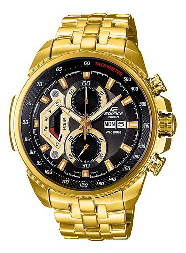 Reloj Casio Edifice Dorado Ef-558fg-1av - Sellado Original