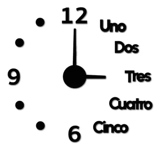 Reloj Mod 1 Madera Pared - Deco - Home 75x75