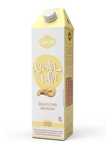 Bebida Vegetal De Castanhas Original - Leatt (01 Unidade)