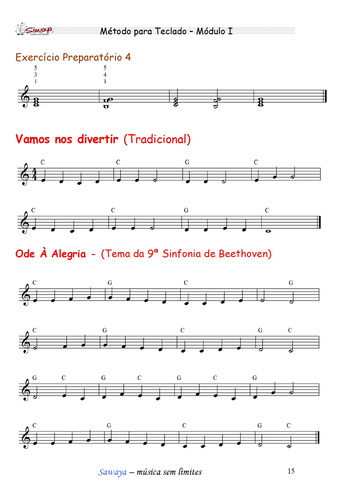 Aprenda A Tocar Teclado Fácil - Método Sawaya Vol 1 Prático Para Iniciantes - Livro Apostila (receba Rápido Pelo Correio)