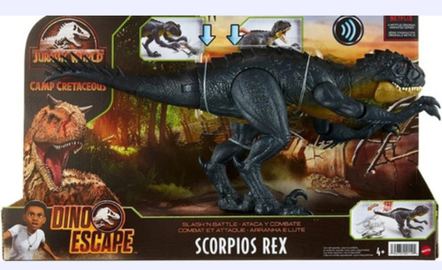 Scorpios Rex Jurassic World Dino Escape Sonidos Y Movimiento