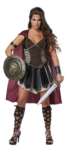 Disfraz De Princesa Gladiadora Roman Spartan Xena Warrior Pa