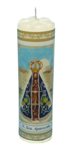 Imagem 3 de 3 de 3 Velas Votivas 7 Dias Imagem Nossa Senhora Aparecida Oração