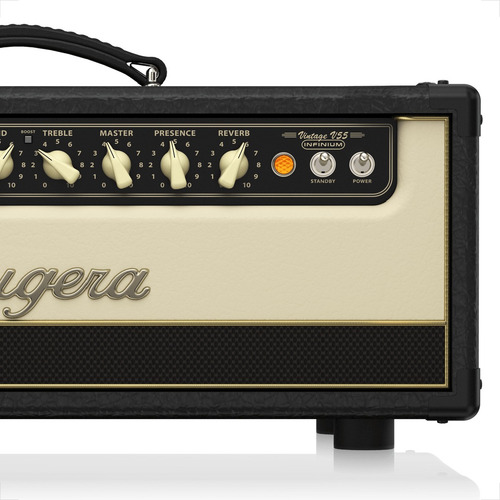 Cabezal De Guitarra Bugera V55hd Infinium Valvular 55 Watts Color Negro