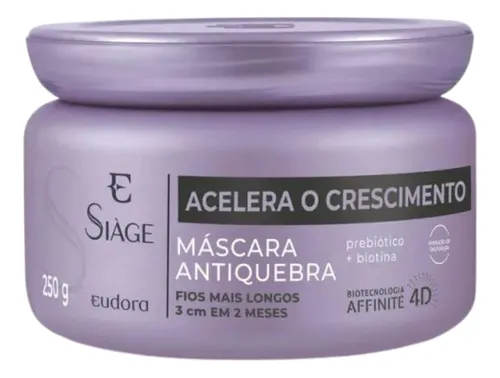 comprar Máscara Antiquebra Eudora Siàge Acelera o Crescimento 250g