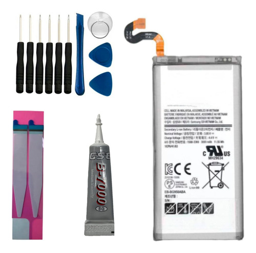 Flex Carga Bg950abe Compativel Galaxy S8 + Kit Troca