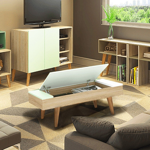 Mesa De Centro C/almacenamiento 1002 Leaves - Be Design