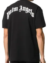 Comprar Remera Negra Oversize - Palm Angels - Algodon Premium Moda