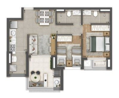 Imagem 13 de 15 de Apartamento À Venda No Bairro Vila Matilde - São Paulo/sp - O-16510-29706