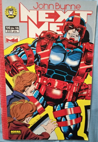 Next Men # 14 John Byrne 1993 Primer Cameo De Hellboy !!!