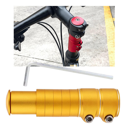Adaptador Elevador De Manillar De Bicicleta, Extensor De
