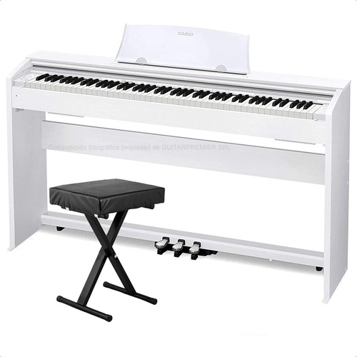 Piano Digital Casio Privia Px770 88t Mueble 3 Pedales Banco