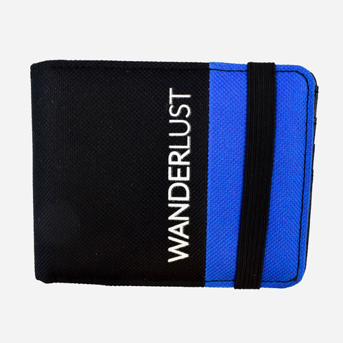 Billetera Hombre Poliester Pu Wanderlust Porta Tarjetas