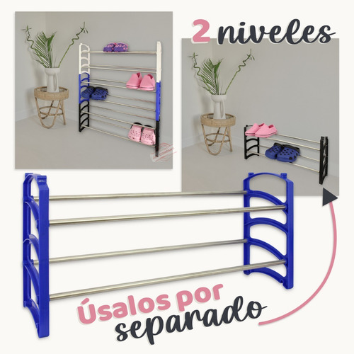 Imagen 6 de 7 de Zapatera Organizador Armable 18 Pares Decoracion Hogar 9919