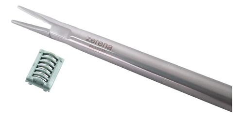 Aplicador De Clips De Titanio Lt300 Laparoscópico 10x330mm Plata