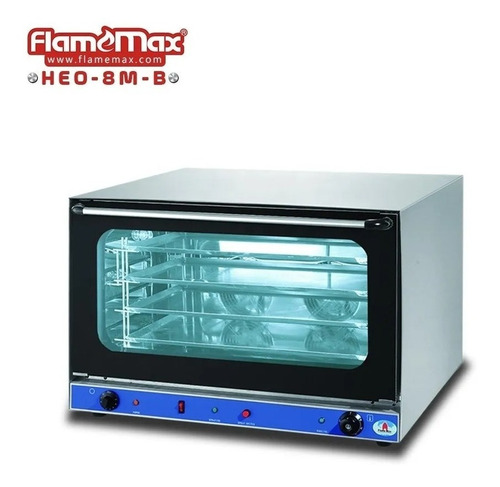 Imagen 2 de 5 de Horno Eléctrico Turbinado Con Vapor 4 Bandejas. Equiparte.