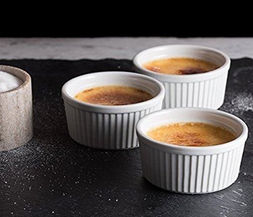 Set De 8 Piezas 6 Oz De Porcelana Redonda Horno Safe Ramekin