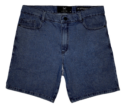 Bermuda Short Denim Vintage Ii Proceso 1 Luxo Habitu