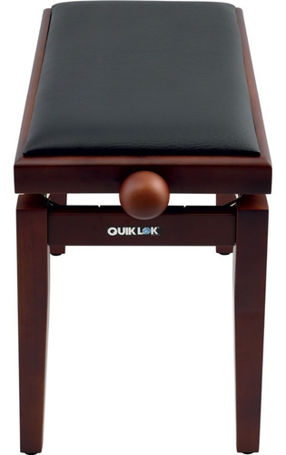 Banco Quiklok P/piano De Altura Ajustable Pb/100wns Color Marrón oscuro