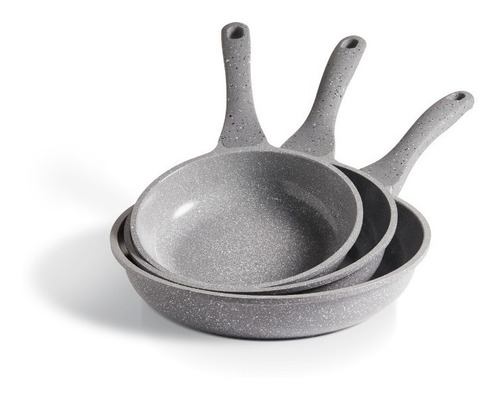 Imagen 1 de 6 de Maestro De Cocina Set Sartenes X3 Ceramica 20 24 28cm