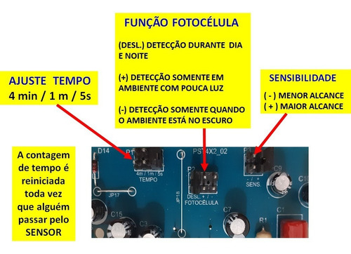 Imagem 5 de 8 de Kit 4 Sensores De Presença Para Iluminação