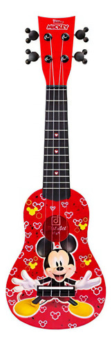 First Act Mickey Mouse - Ukelele De Juguete De 20 Pulgadas, Ukelele Para Principiantes, Instrumentos Musicales Para Niños Pequeños Y Preescolares, Cuenta Con El Personaje Favorito De Disney De Tu Hijo