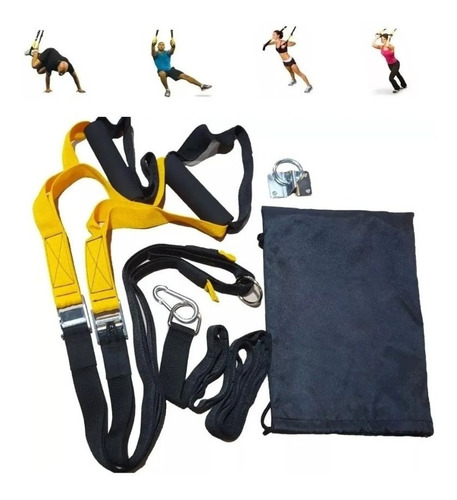 Banda De Entrenamiento Suspensión Profesional Kit + Bolso Mb