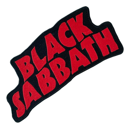 Parche Bordado Espalda Black Sabbath 26x13 Cm Termoadherible
