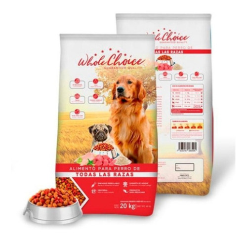 Alimento Para Perro Whole Choice  Todas Las Razas 20 Kg