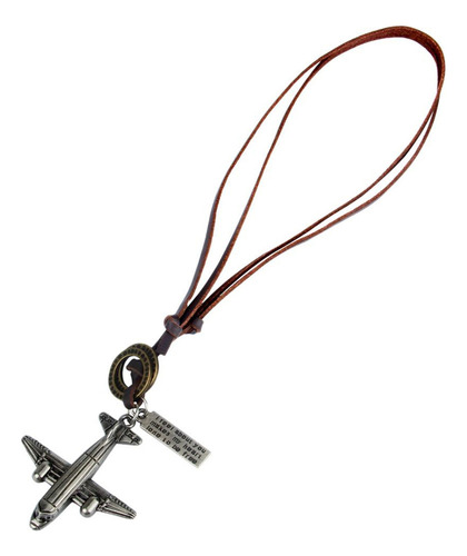 Colar V Com Pingente De Avião