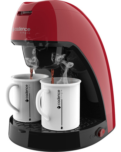 Cafeteira Single Colors Caf211 Vermelha Cadence 110v