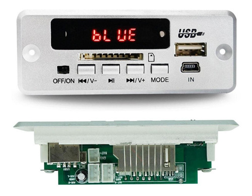 Módulo Decoderboard Bluetooth 5.0 Flac Ape Plata
