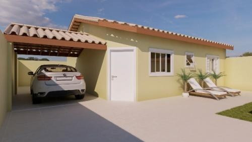 Imagem 1 de 5 de Casa Com Piscina E 2 Quartos Em Itanhaém/sp 6933-pc